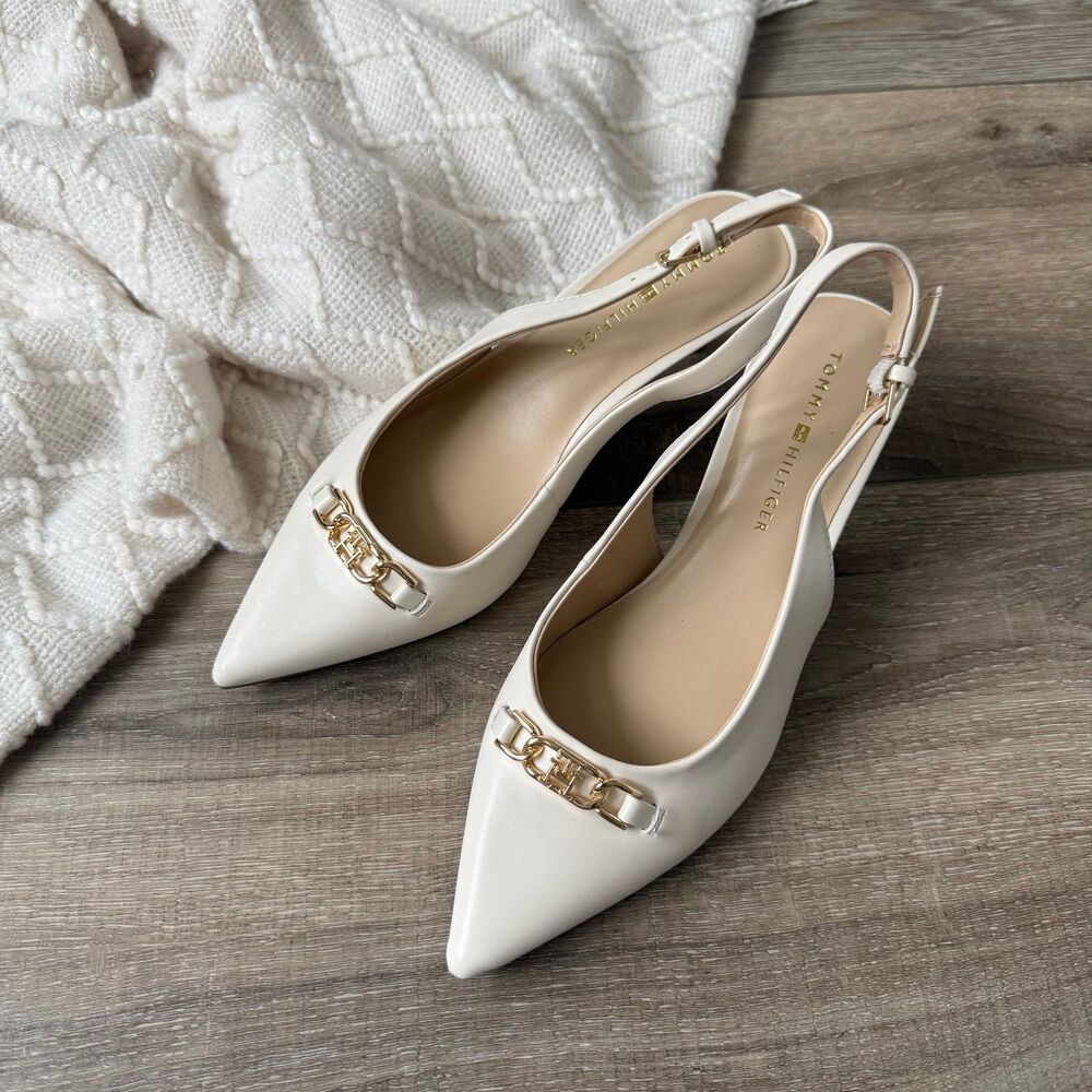 Tommy Hilfiger Tienna Slingback Pointed Toe Pumps